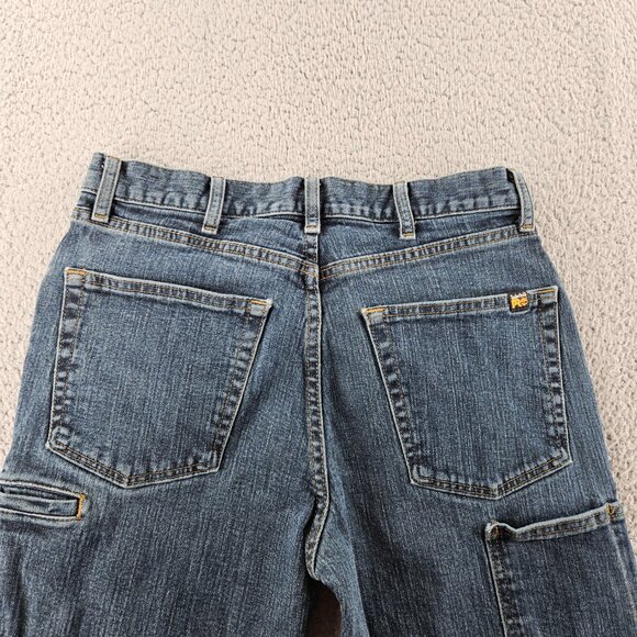 Timberland Pro Jeans Mens 32x34 Blue Straight Leg Workwear Heavy Denim - Picture 14 of 16